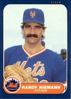 Randy Niemann - 1986 Fleer Update - #U-82 - Baseball - Baseball Card Single