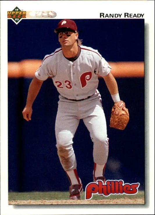 Randy Ready 1992 Upper Deck MLB #408 Baseball Card Philadelphia Phillies - Baseball Card Single