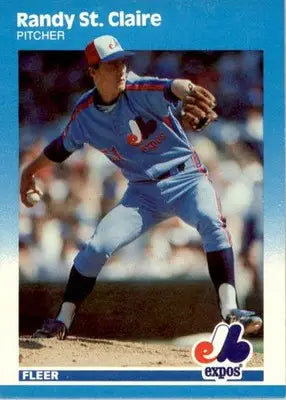 Randy St. Claire - 1987 Fleer Update - #U-113 - Baseball - Baseball Card Single