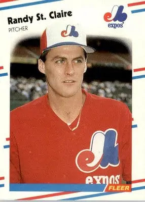 Randy St. Claire - 1988 Fleer - #197 - Baseball - Baseball Card Single