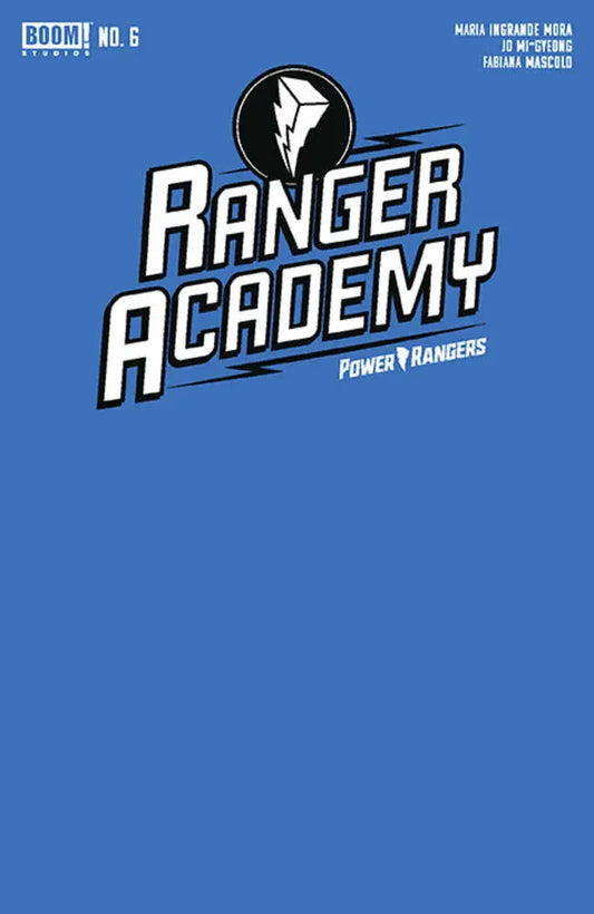 Ranger Academy #6 Cover B Blue Blank Sketch Variant - Comic Book