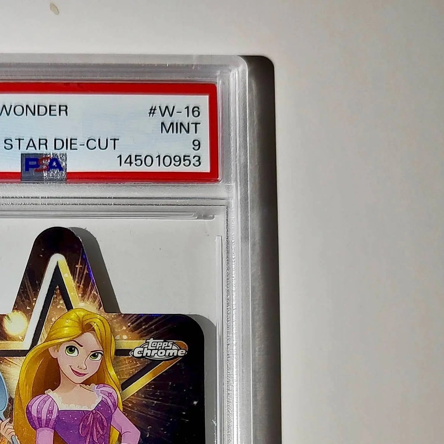 Rapunzel 2025 Topps Chrome Disney #W-16 Wish Upon A Star Die Cut Tangled PSA 9 - Non-Sports Card Single