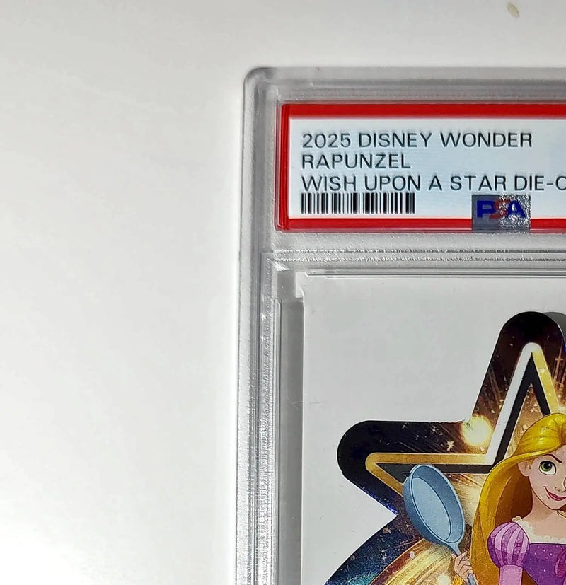 Rapunzel 2025 Topps Chrome Disney #W-16 Wish Upon A Star Die Cut Tangled PSA 9