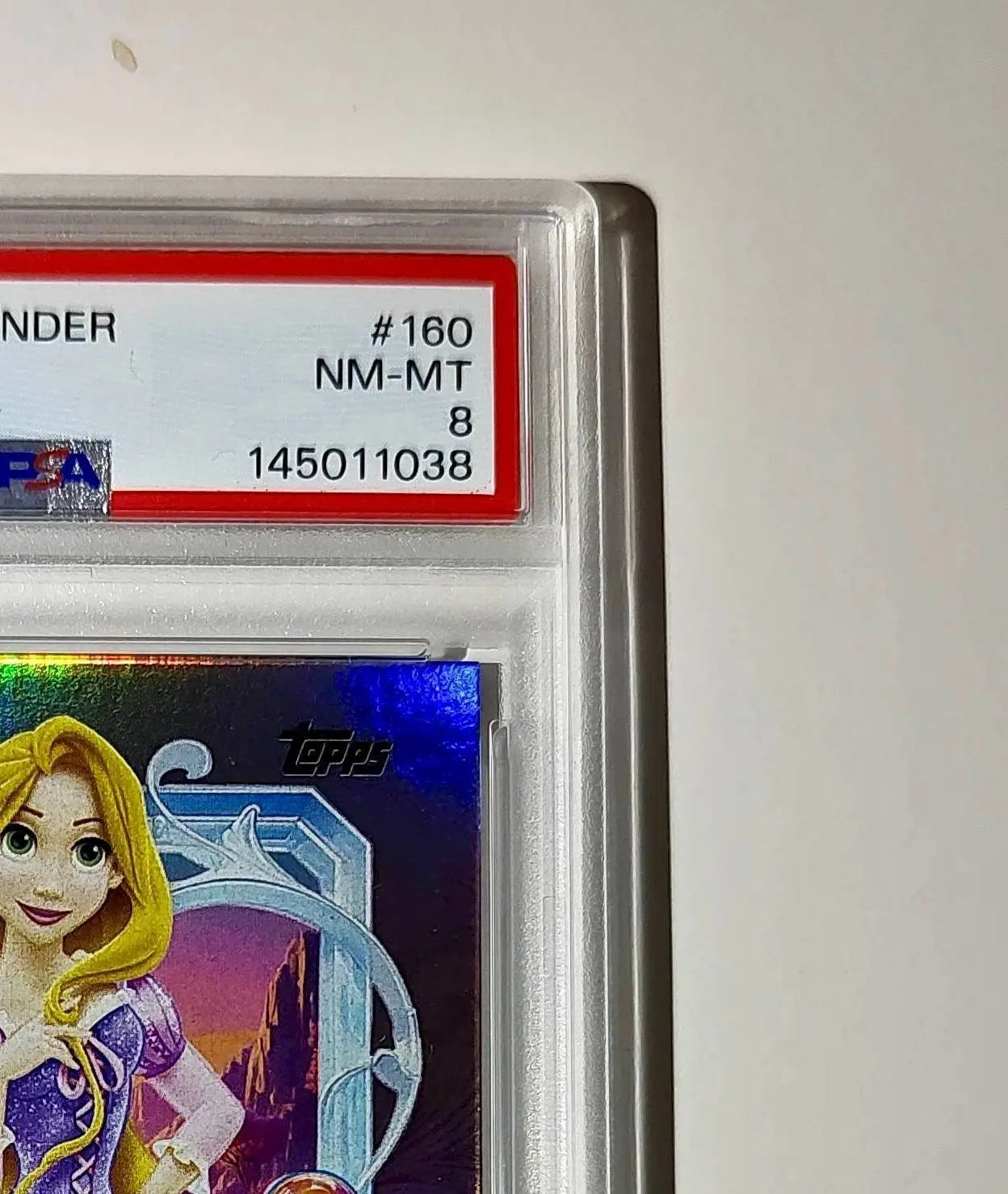 Rapunzel 2025 Topps Disney Cartoon Princess #160 Card Tangled PSA 8 - Non-Sports Card Single