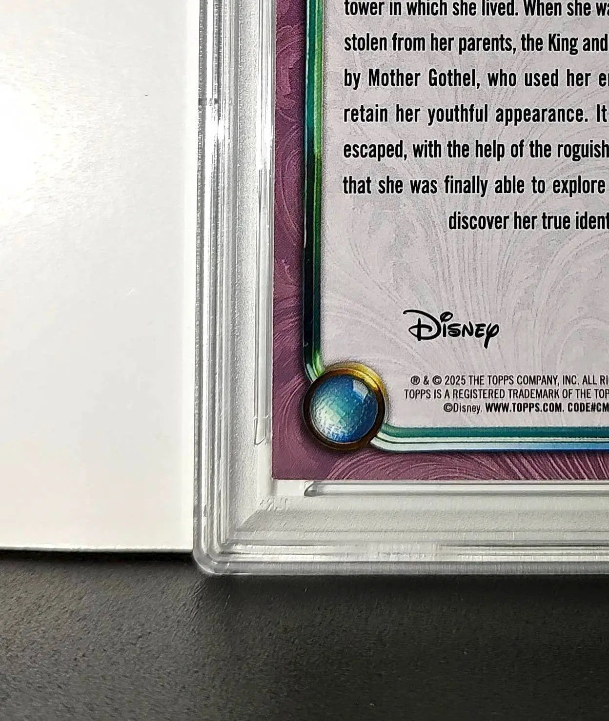 Rapunzel 2025 Topps Disney Cartoon Princess #160 Card Tangled PSA 8 - Non-Sports Card Single