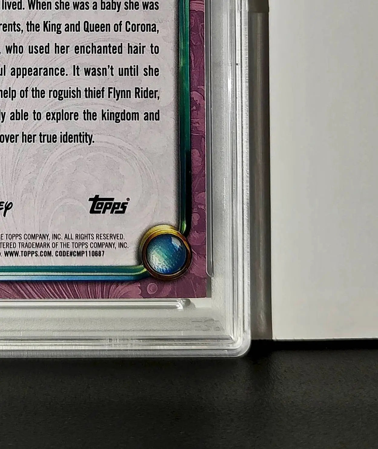 Rapunzel 2025 Topps Disney Cartoon Princess #160 Card Tangled PSA 8 - Non-Sports Card Single