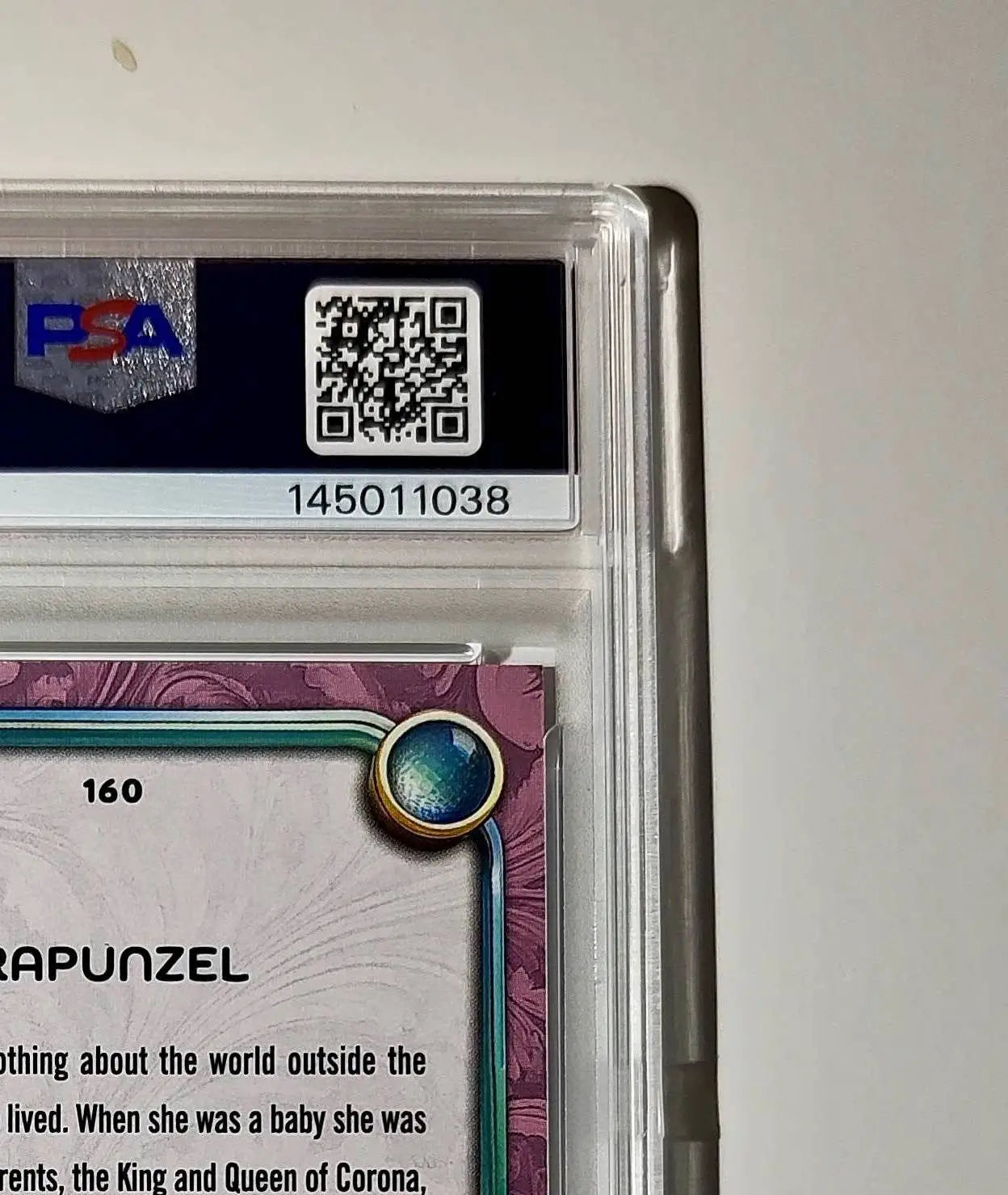 Rapunzel 2025 Topps Disney Cartoon Princess #160 Card Tangled PSA 8 - Non-Sports Card Single