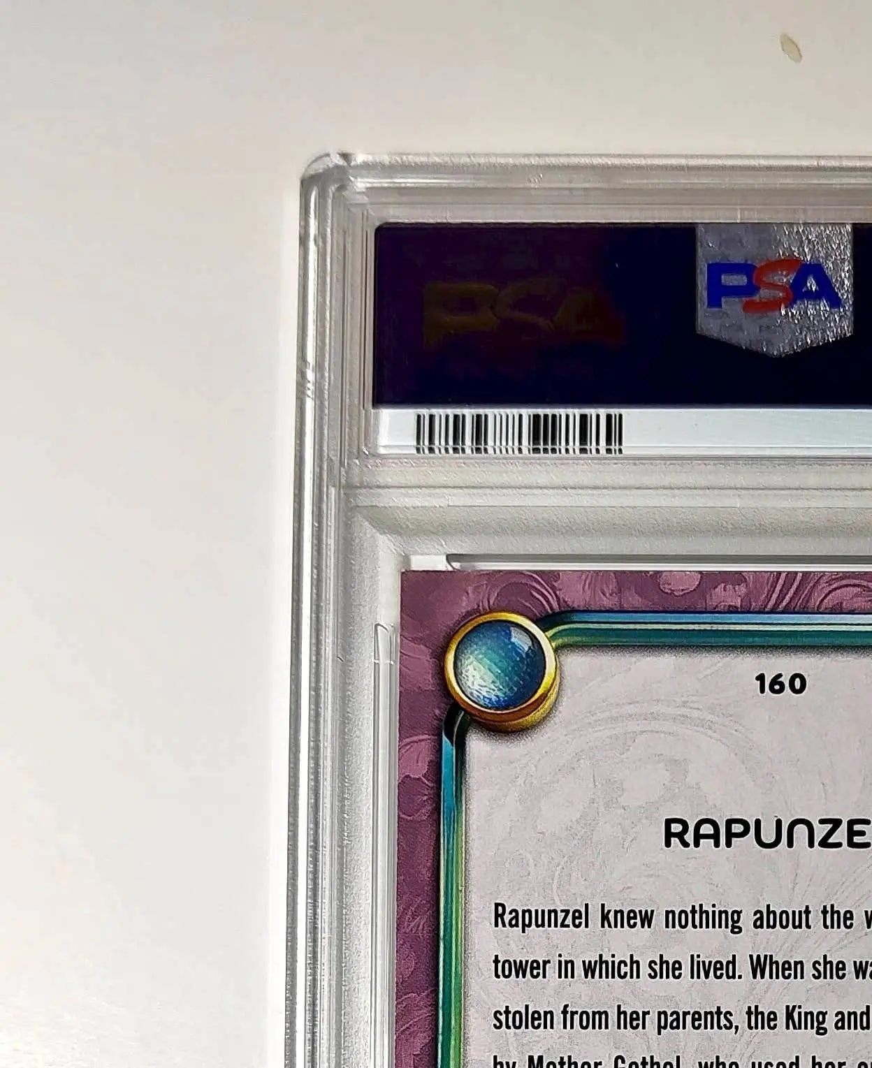 Rapunzel 2025 Topps Disney Cartoon Princess #160 Card Tangled PSA 8 - Non-Sports Card Single