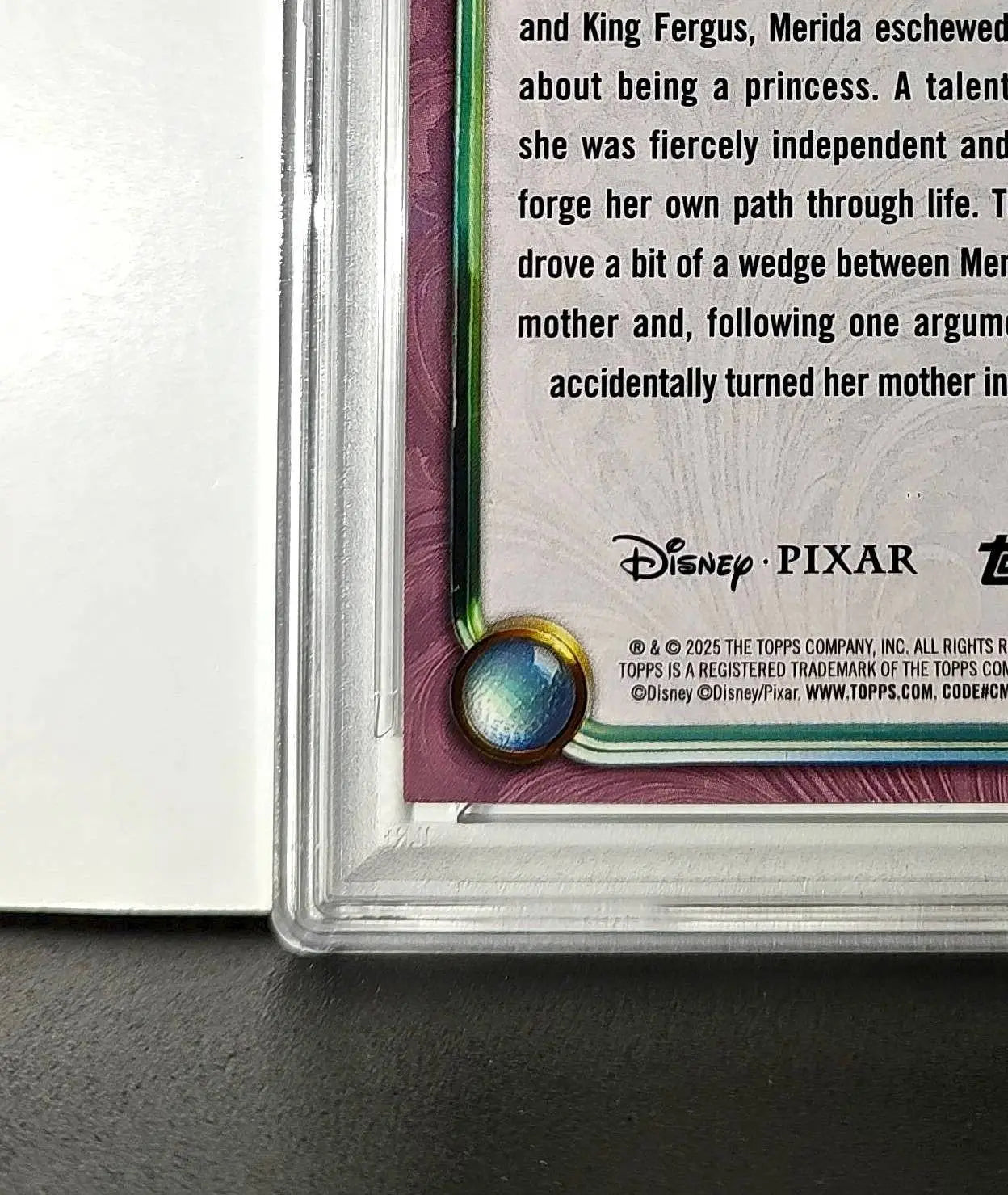 Rapunzel 2025 Topps Disney Cartoon Princess #160 Card Tangled PSA 9 - Non-Sports Card Single