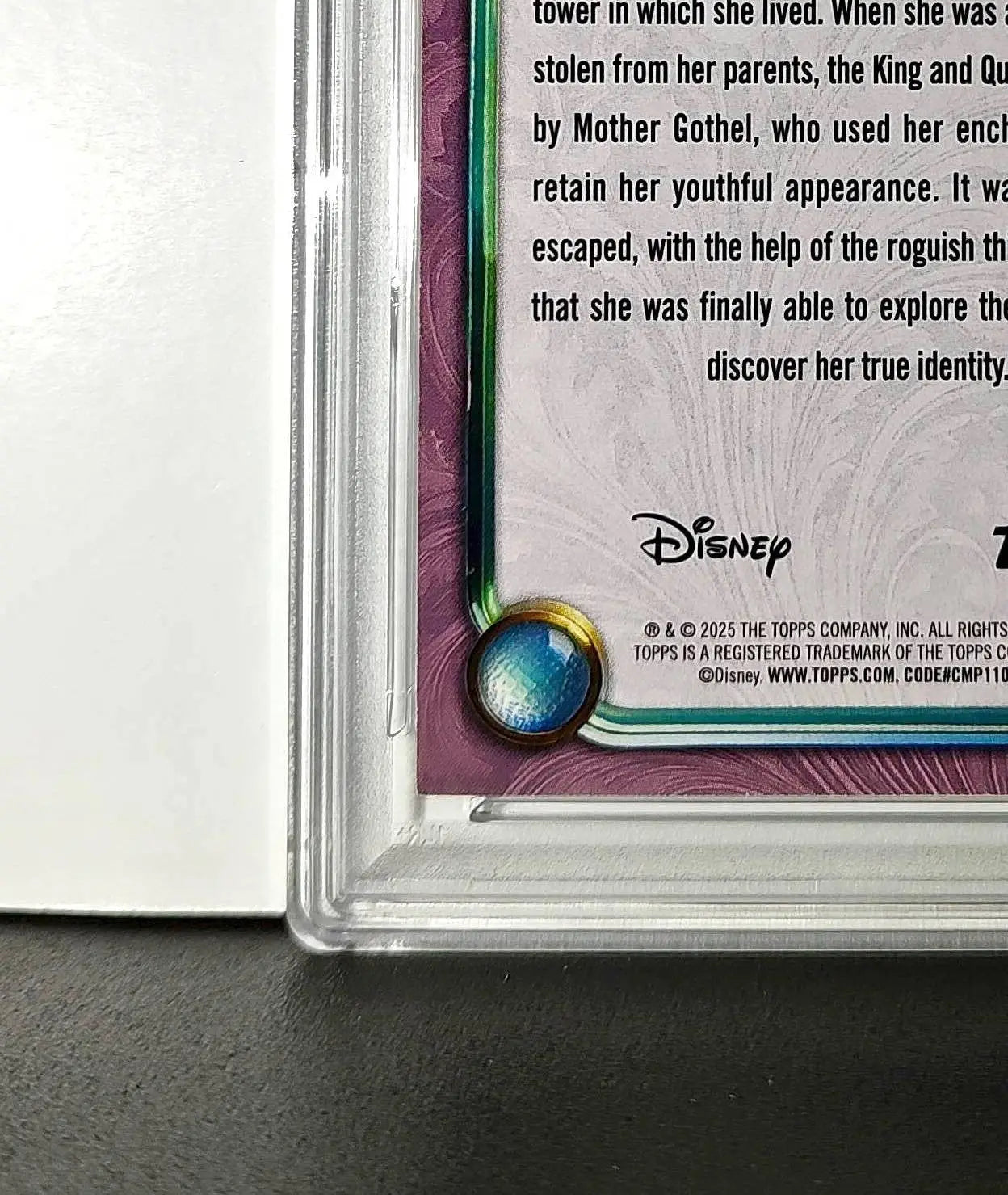 Rapunzel 2025 Topps Disney Cartoon Princess #160 Card Tangled PSA 9 MT - Non-Sports Card Single