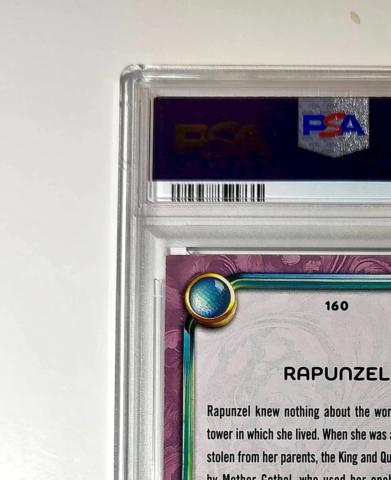 Rapunzel 2025 Topps Disney Cartoon Princess #160 Card Tangled PSA 9 MT - Non-Sports Card Single