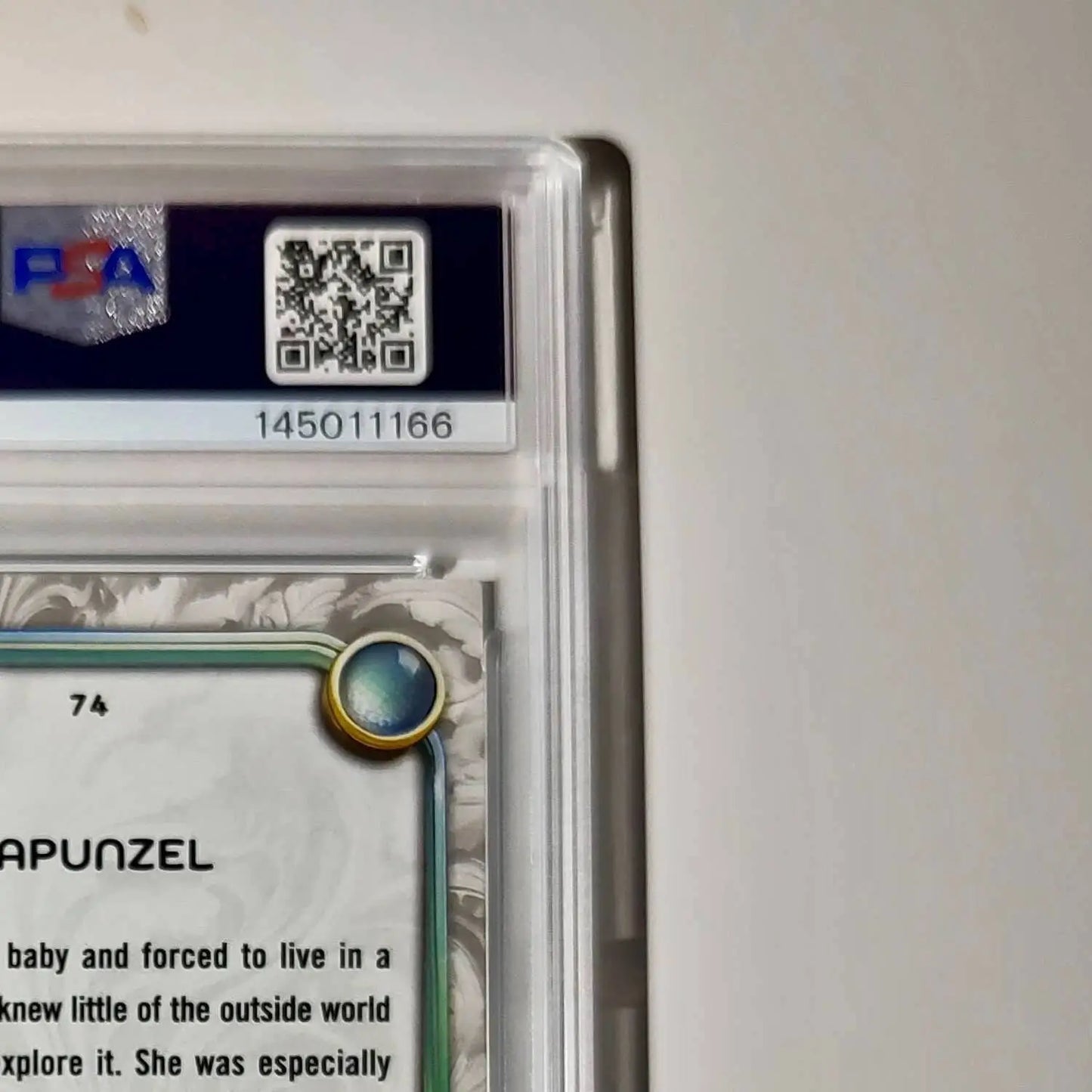 Rapunzel 2025 Topps Disney Wonder #74 Winter Variant Card Tangled PSA 10 - Non-Sports Card Single