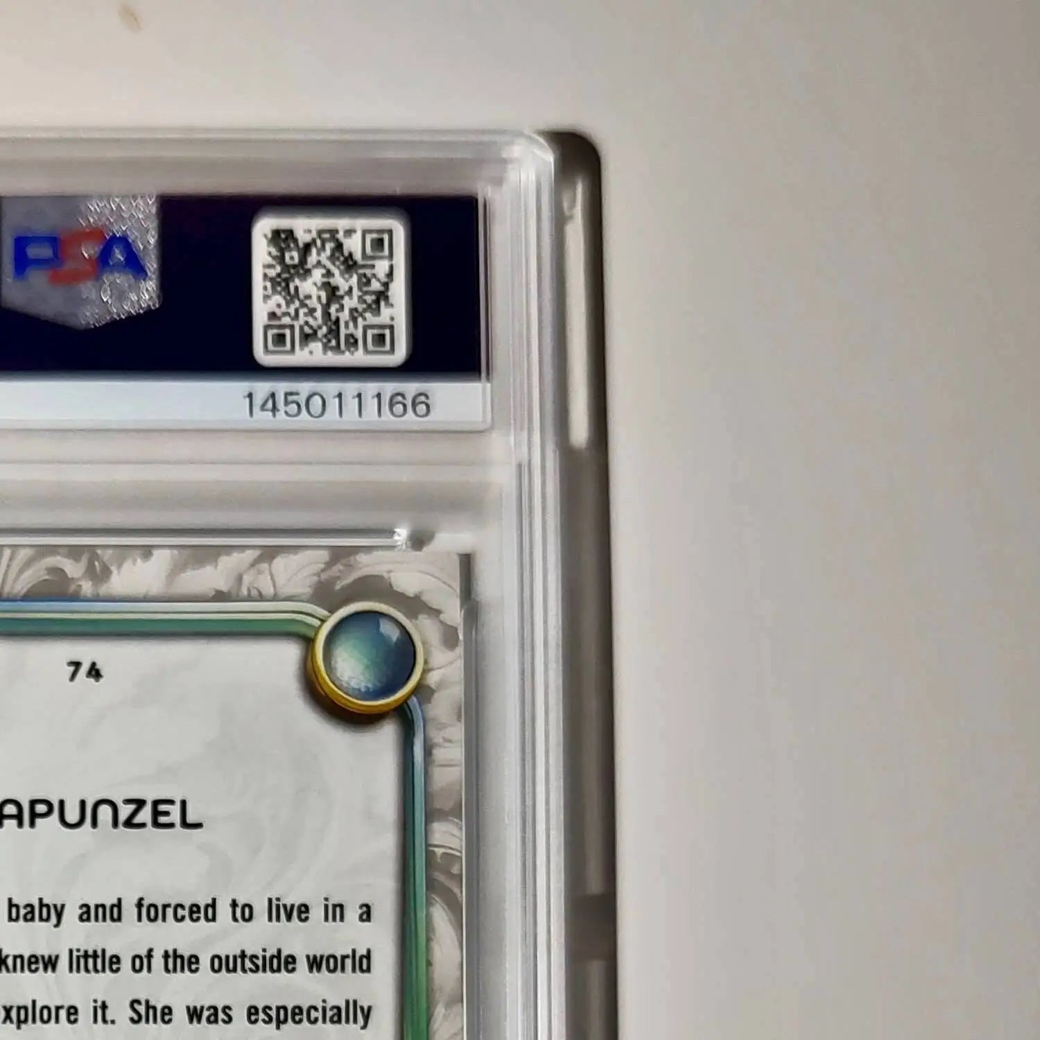 Rapunzel 2025 Topps Disney Wonder #74 Winter Variant Card Tangled PSA 10 - Non-Sports Card Single