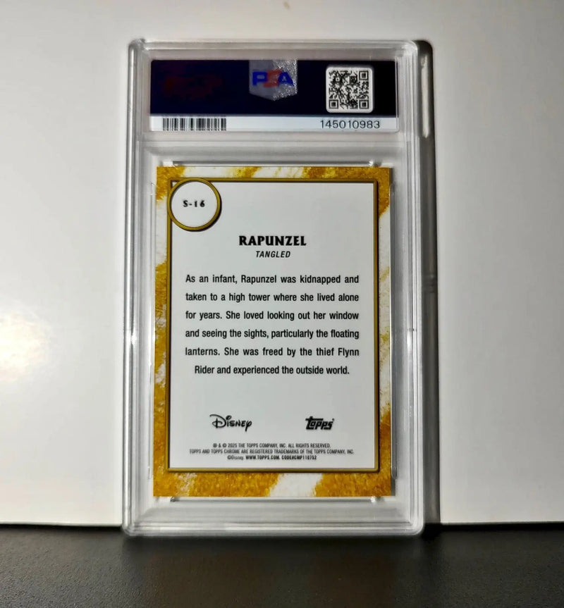 Rapunzel 2025 Topps Shiny Disney Wonder #S-16 Card Tangled PSA 9 - Non-Sports Card Single