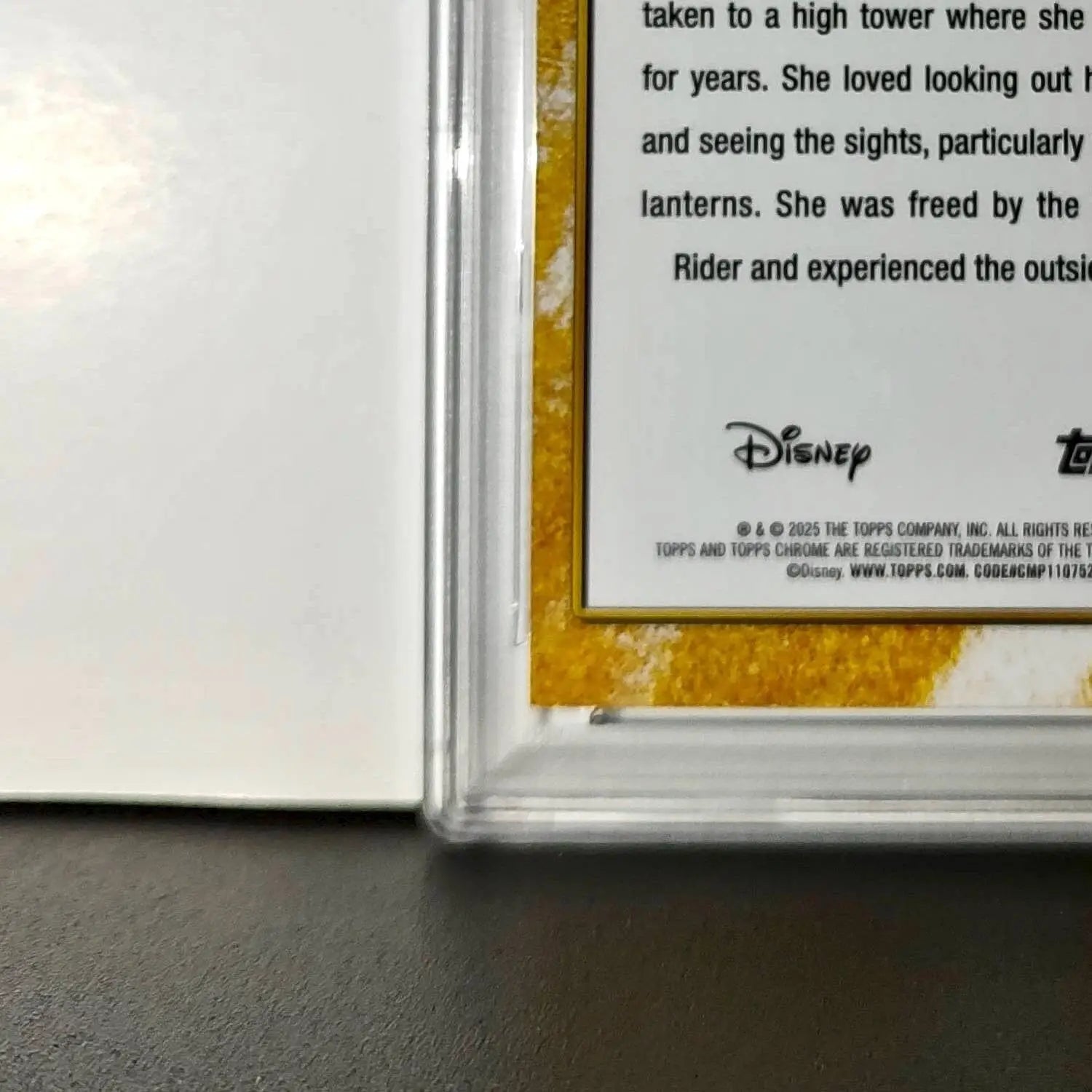 Rapunzel 2025 Topps Shiny Disney Wonder #S-16 Card Tangled PSA 9 - Non-Sports Card Single