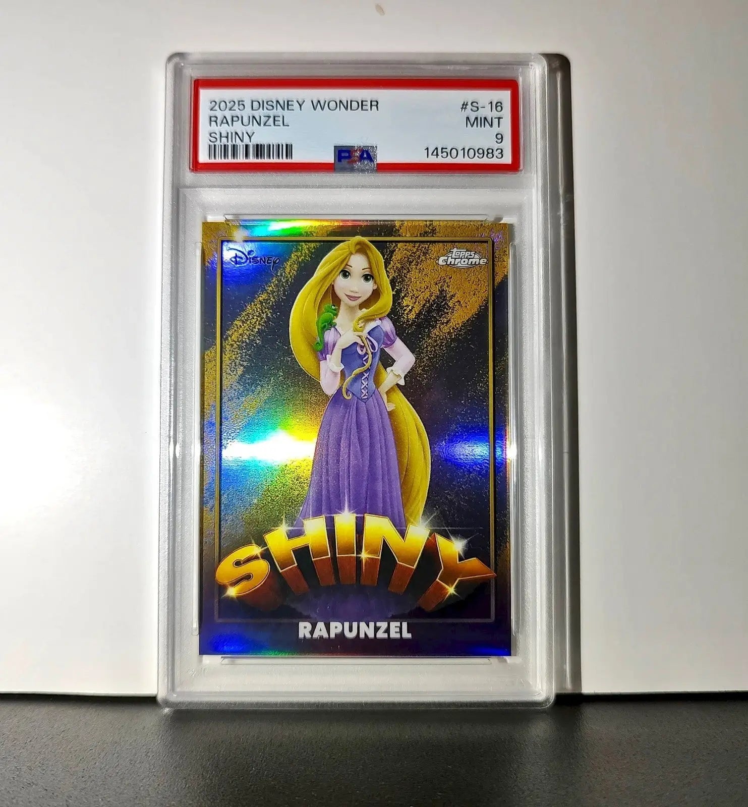 Rapunzel 2025 Topps Shiny Disney Wonder #S-16 Card Tangled PSA 9 - Non-Sports Card Single