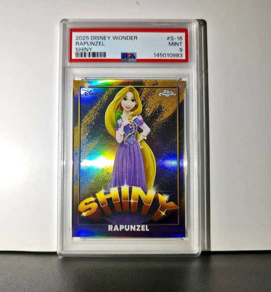 Rapunzel 2025 Topps Shiny Disney Wonder #S-16 Card Tangled PSA 9 - Non-Sports Card Single