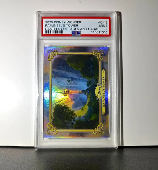 Rapunzel’s Tower 2025 Topps Disney #C-15 Card Tangled PSA 9 - Non-Sports Card Single