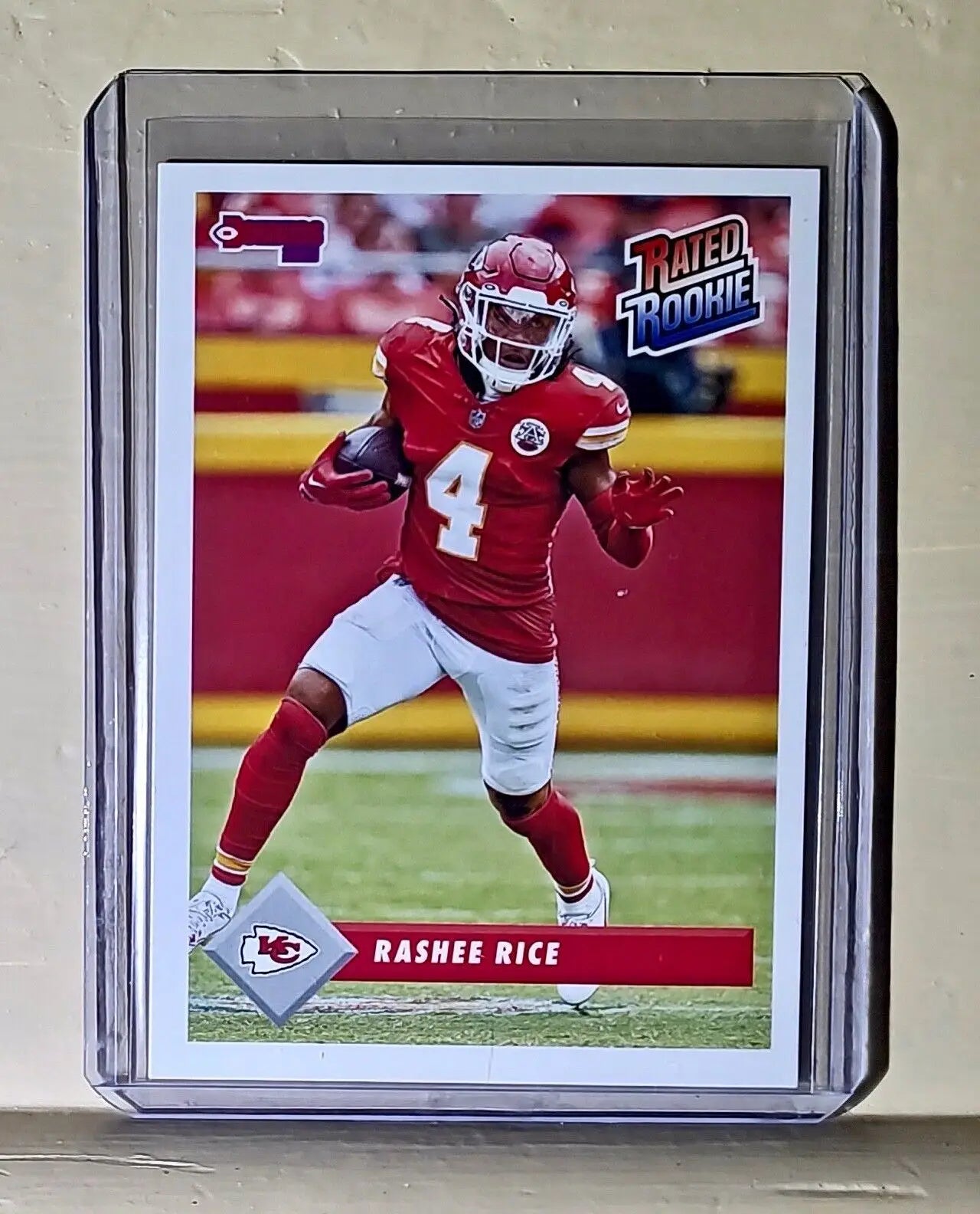 Rashee Rice 2023 Panini NFL Rated Rookie Retro #23 Card Kansas City Chiefs 1/629