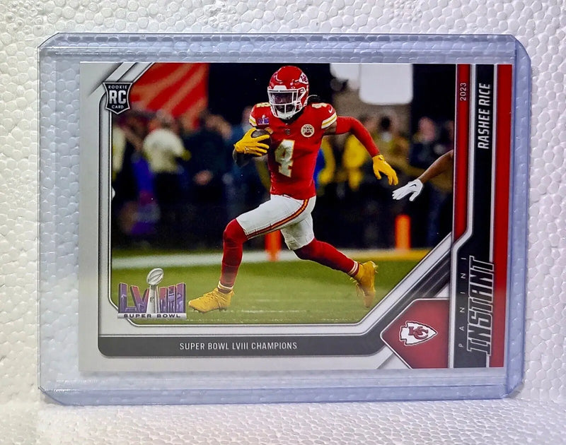 Rashee Rice 2023 Panini NFL Superbowl Champions #7 Card Kansas City Chiefs - Football Card Single