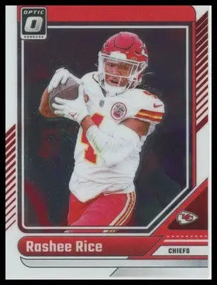 Rashee Rice 2024 Donruss Optic #97 Kansas City Chiefs