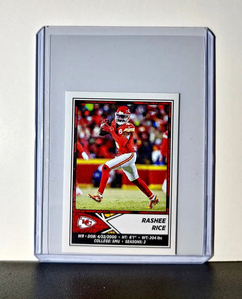Rashee Rice 2024 Panini NFL Sticker #254 Kansas City Chiefs