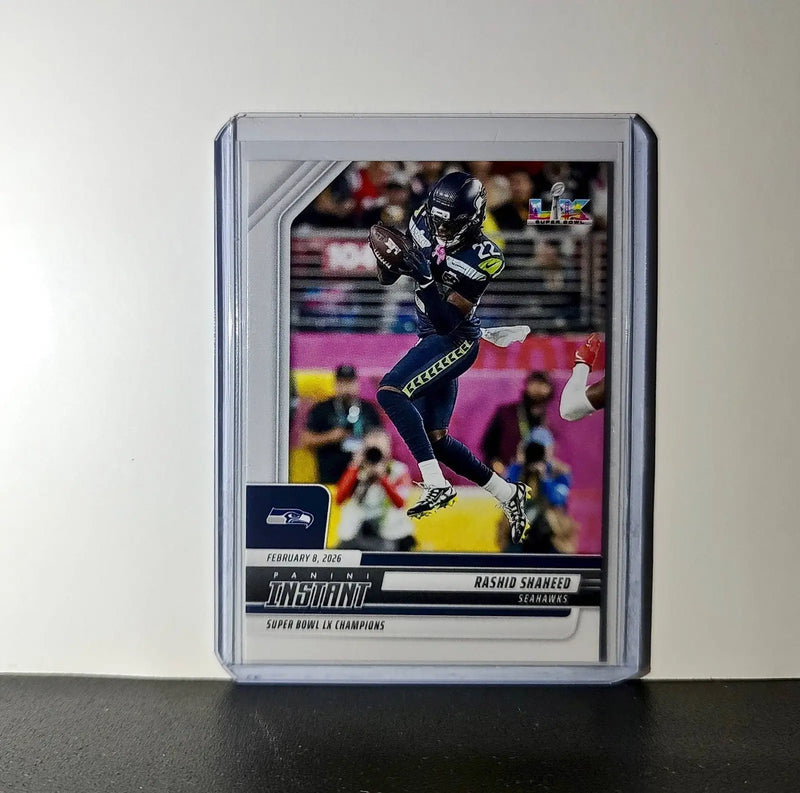 Rashid Shaheed 2026 Panini NFL Super Bowl LIX Champions #8 Card Seattle Seahawks - Football Card Single