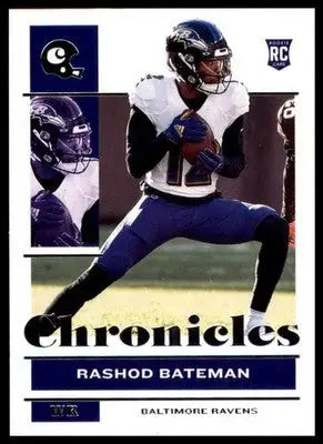 Rashod Bateman Rookie 2021 Panini Chronicles #8 Baltimore Ravens - Football Card Single