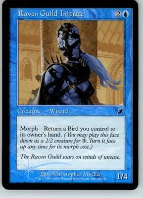 Raven Guild Initiate - Scourge - Foil MP - #46 - Magic Card Single