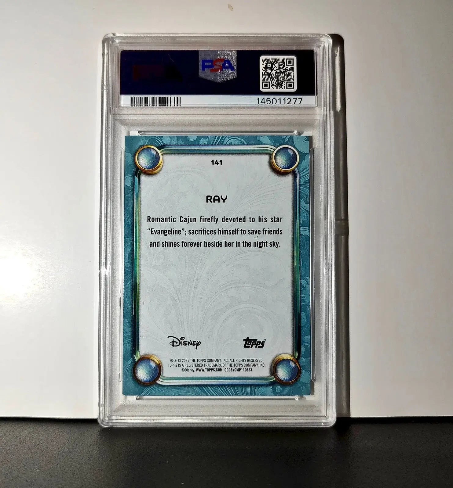Ray 2025 Topps Disney Wonder #141 Diamond Card The Princess and the Frog PSA 9 - Non-Sports Card Single
