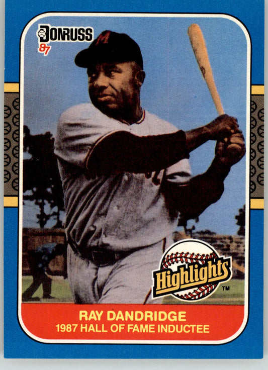 Ray Dandridge - 1987 Donruss Highlights - #18 - Baseball - Baseball Card Single