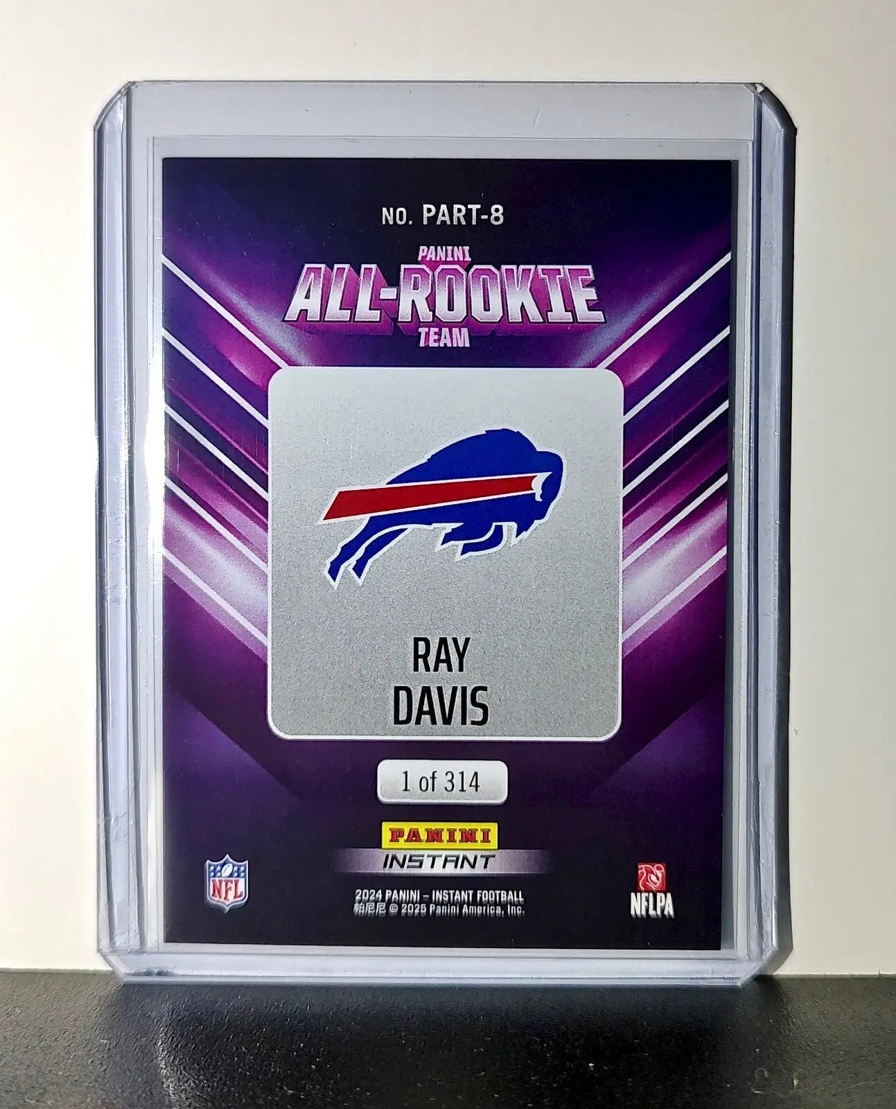Ray Davis Rookie 2024 Panini NFL #8 All-Rookie Card Buffalo Bills 1 of 314 - Football Card Single