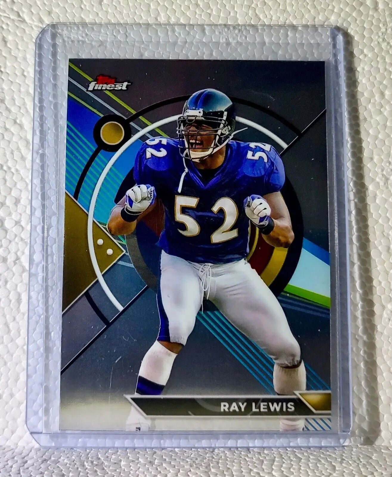 Ray Lewis 2023 Topps Finest NFL #153 Football Card Baltimore Ravens
