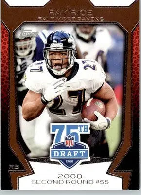 Ray Rice - 2010 Topps - #75DA-27 - Draft 75th Anniversary Football - Football Card Single