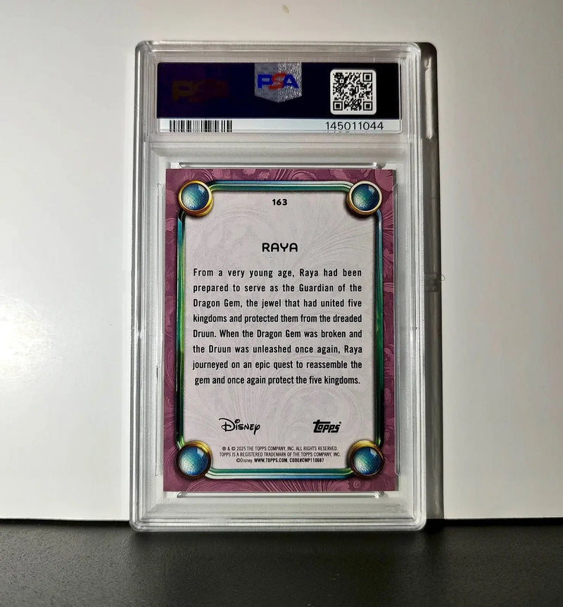 Raya 2025 Topps Disney Cartoon Princess #163 Raya and the Last Dragon PSA 10 - Non-Sports Card Single