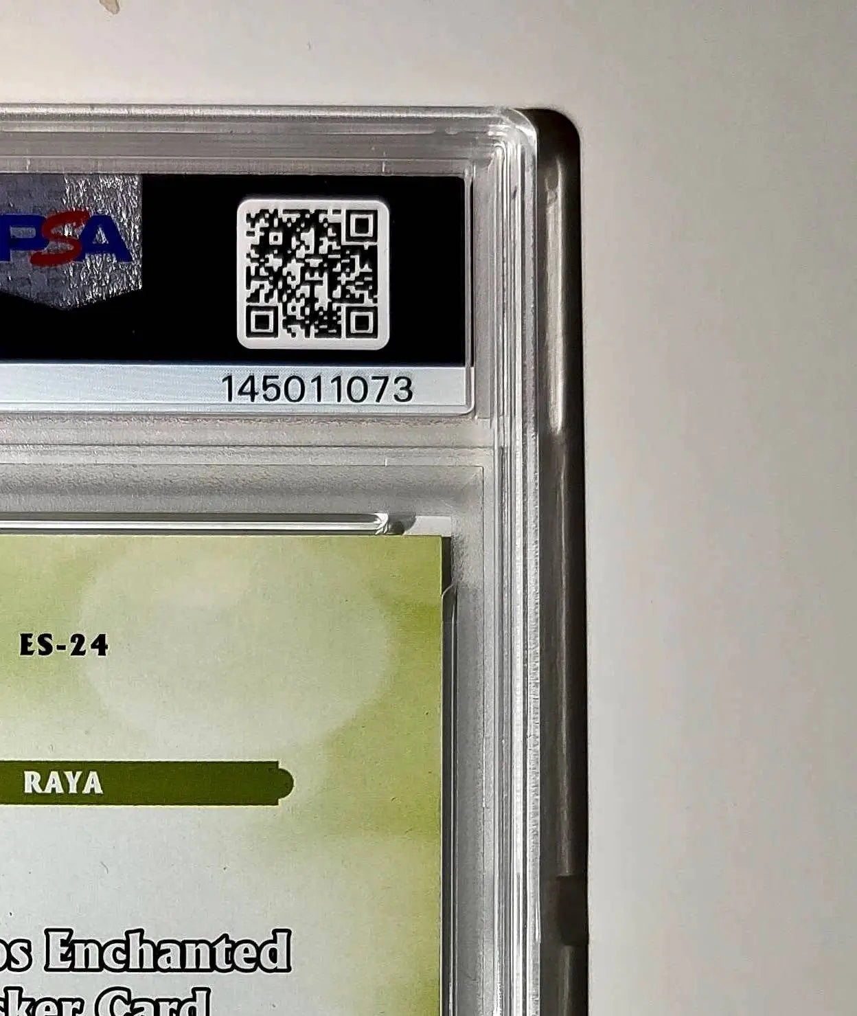 Raya 2025 Topps Disney #ES-24 Enchanted Sticker Card PSA 10 - Non-Sports Card Single
