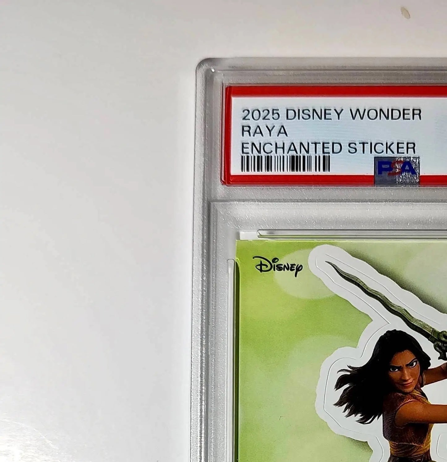 Raya 2025 Topps Disney #ES-24 Enchanted Sticker Card PSA 9 - Non-Sports Card Single