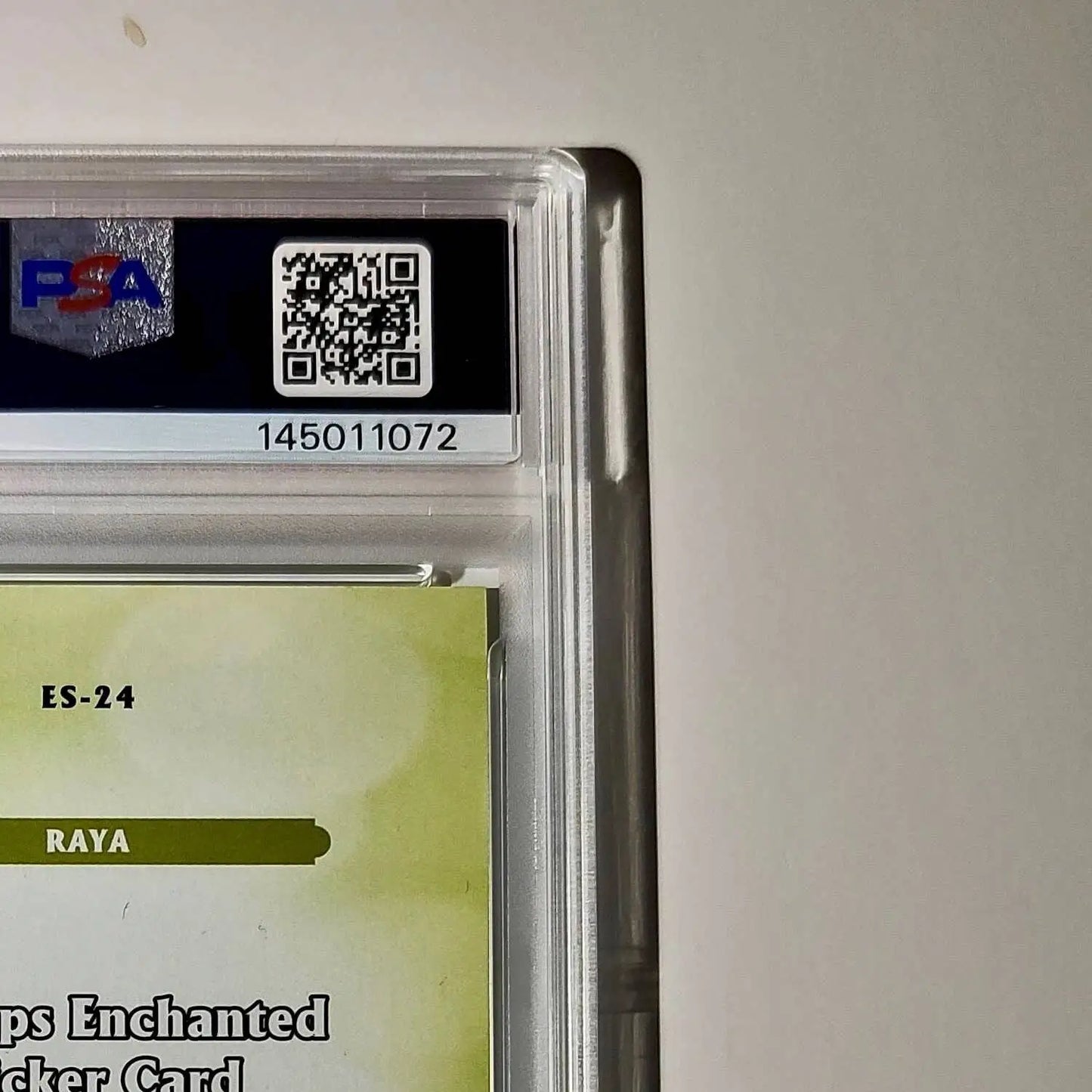 Raya 2025 Topps Disney #ES-24 Enchanted Sticker Card PSA 9 - Non-Sports Card Single