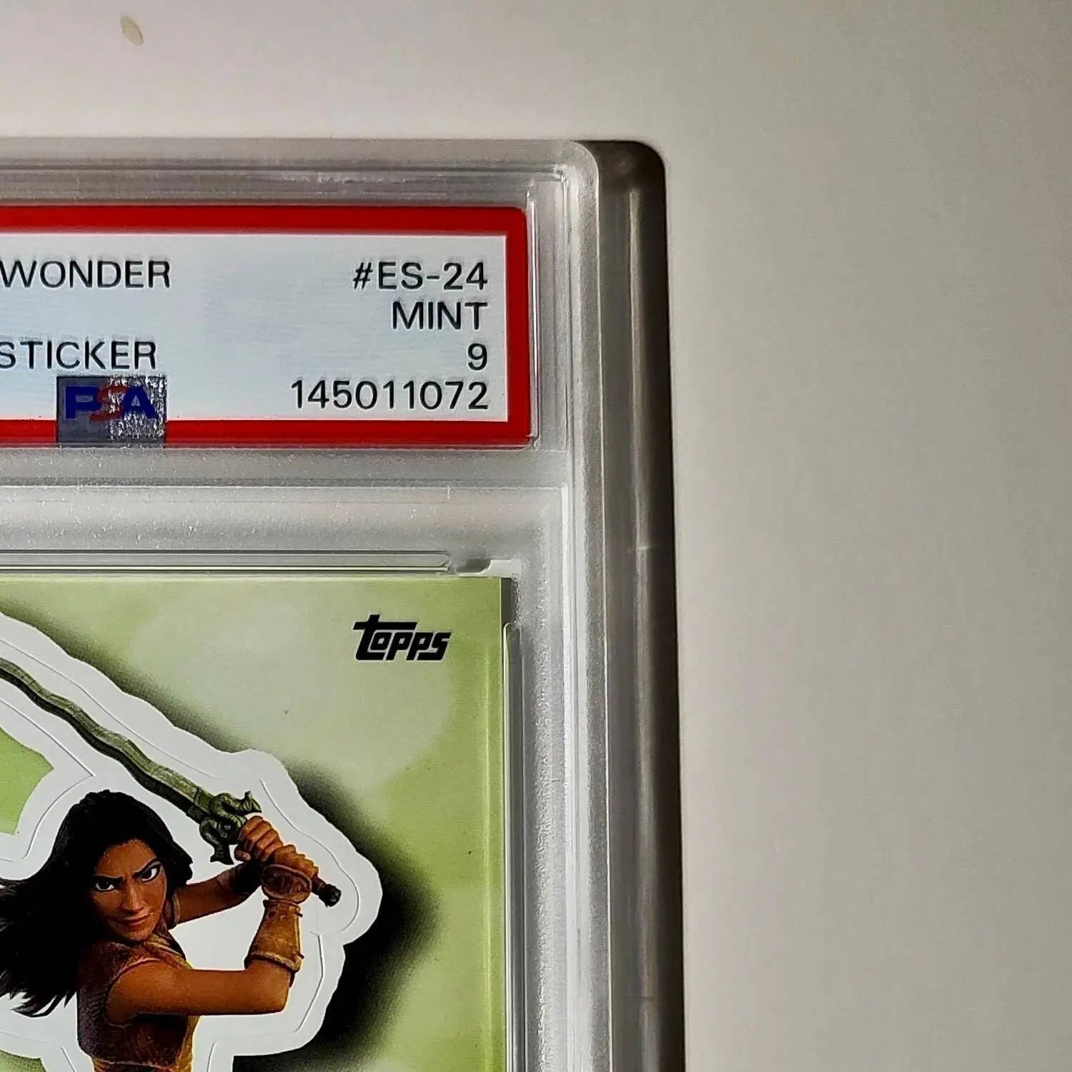 Raya 2025 Topps Disney #ES-24 Enchanted Sticker Card PSA 9 - Non-Sports Card Single