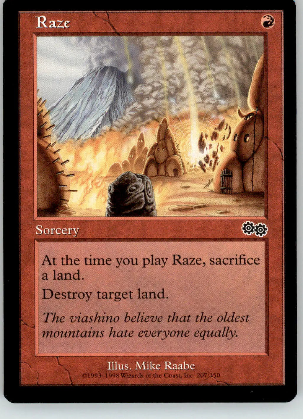 Raze - Urza’s Saga - 207 - LP Magic: The Gathering - Magic Card Single