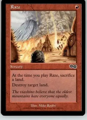 Raze - Urza’s Saga - 207 - MP Magic: The Gathering - Magic Card Single