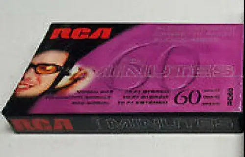 RCA 60 minute cassette normal bias stereo audio cassette for high-fidelity recording