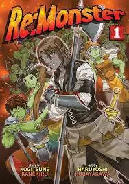 Re:Monster Graphic Novel Volume 01 cover with character and creatures, perfect for trading cards