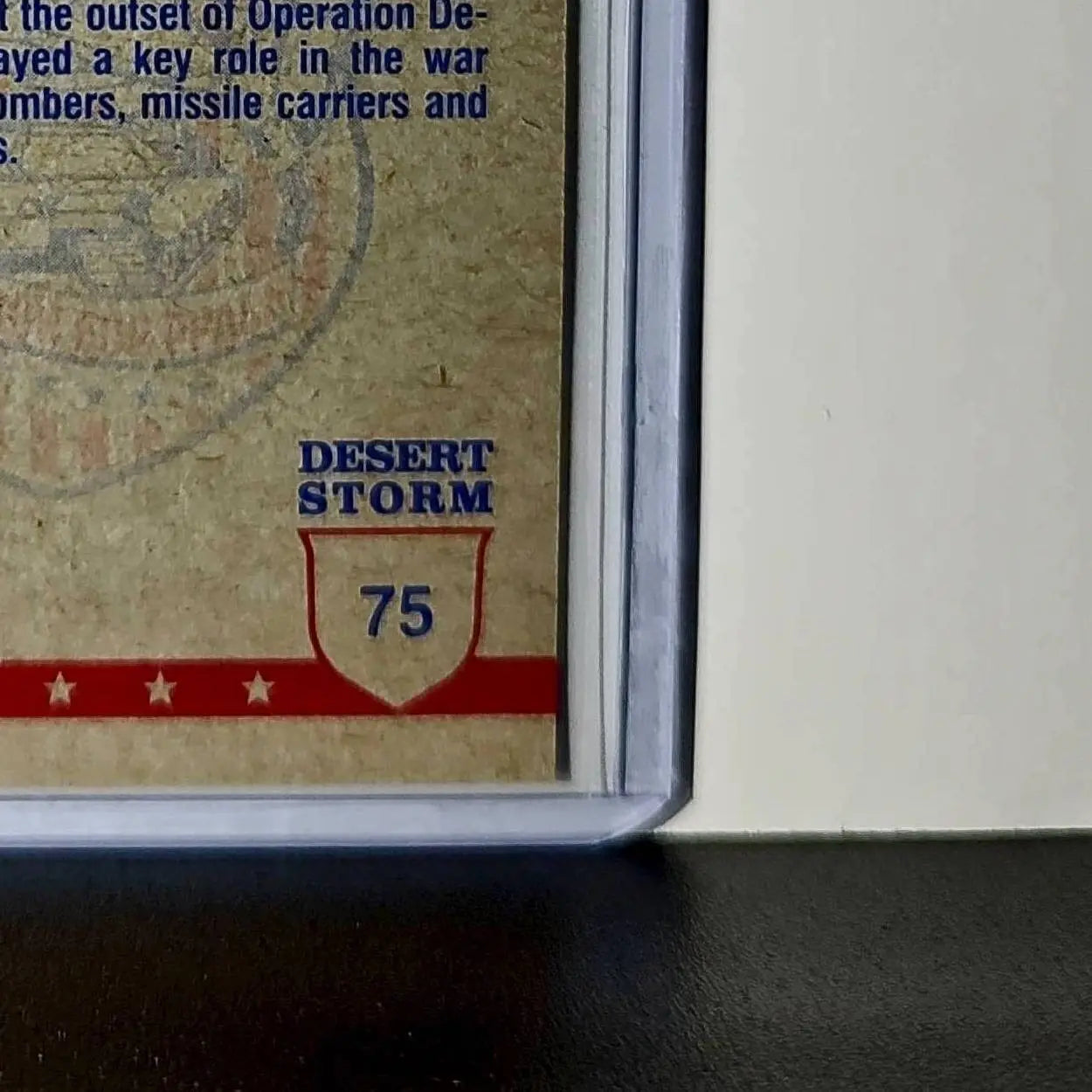 Ready in the Cockpit 1991 Topps Desert Storm #75 Card - Non-Sports Card Single