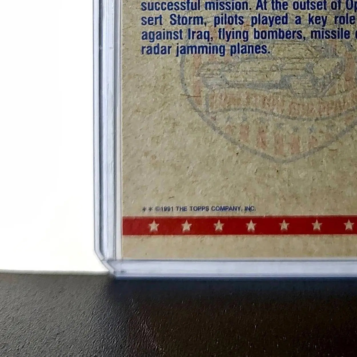 Ready in the Cockpit 1991 Topps Desert Storm #75 Card - Non-Sports Card Single