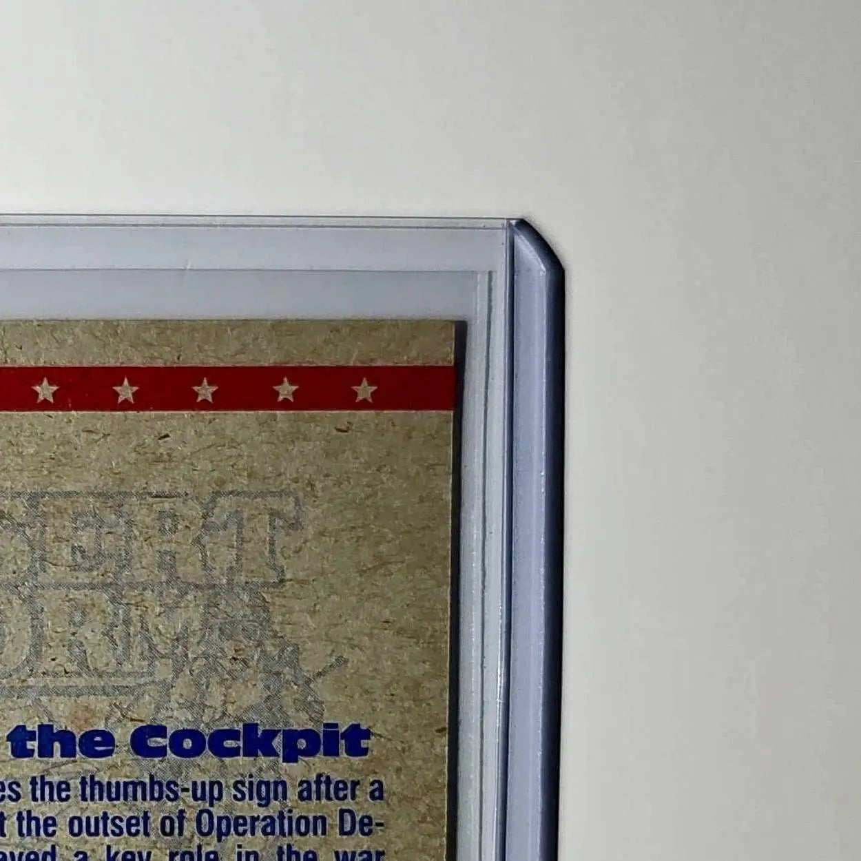 Ready in the Cockpit 1991 Topps Desert Storm #75 Card - Non-Sports Card Single
