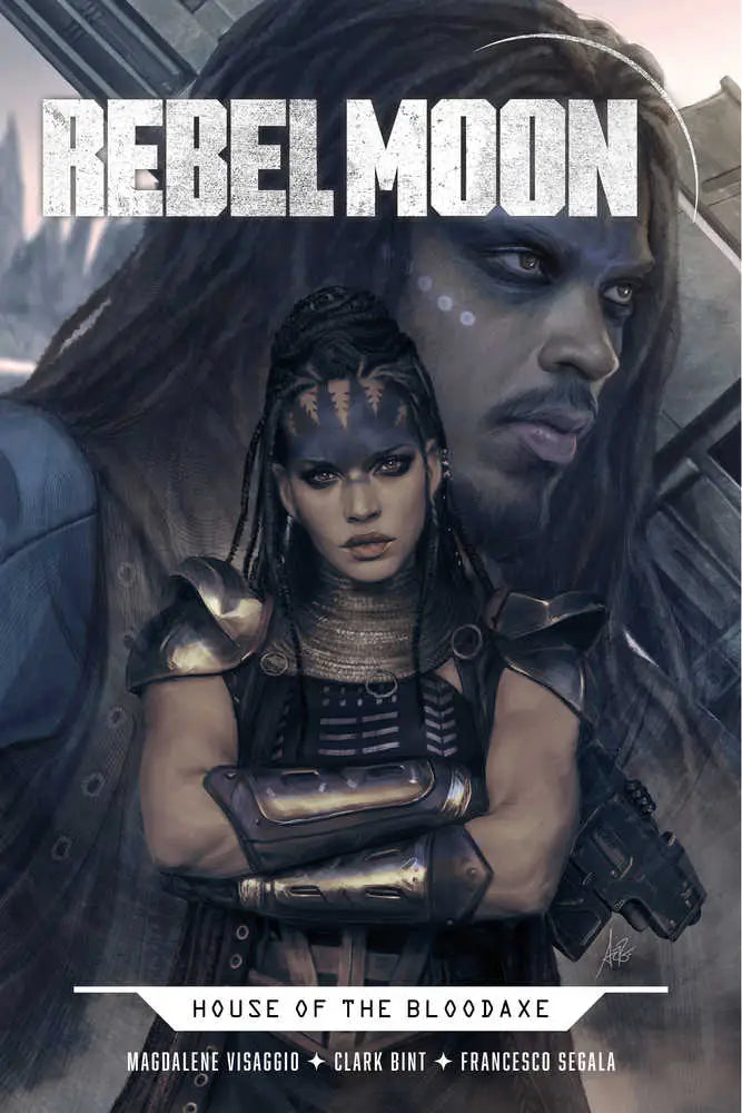 Cover art for Rebel Moon: House of the Bloodaxe comic book by Artgerm, Mature edition