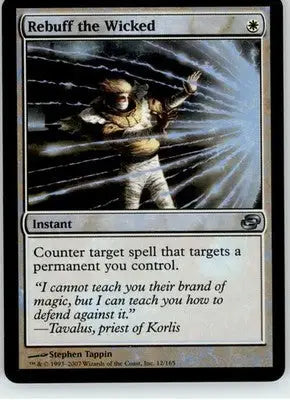 Rebuff the Wicked - Planar Chaos - 12 - MP Foil Magic: The Gathering - Magic Card Single