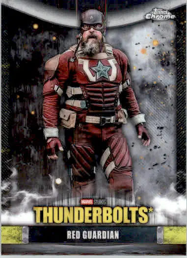 Red Guardian - 2025 Topps Chrome Marvel Studios - #T-6 - Thunderbolts - Marvel Card Single