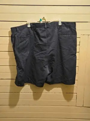 Red Kap Work Shorts Mens 50 Navy 65% Polyester 35% Cotton Utility Straight Fit